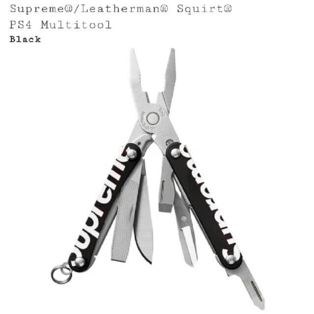 Supreme(シュプリーム)のSupreme®/Leatherman PS4 Multitool Black メンズのファッション小物(その他)の商品写真