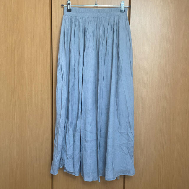 スラブ無地ロングスカート Lサイズ ソウルベリー レディースのスカート(ロングスカート)の商品写真