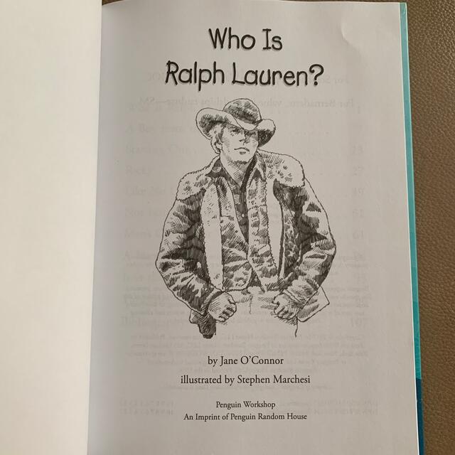 POLO RALPH LAUREN(ポロラルフローレン)のWho Is Ralph Lauren? エンタメ/ホビーの本(洋書)の商品写真