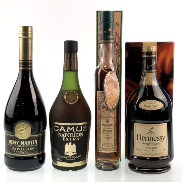 4本 REMY MARTIN CAMUS Hennessy コニャック