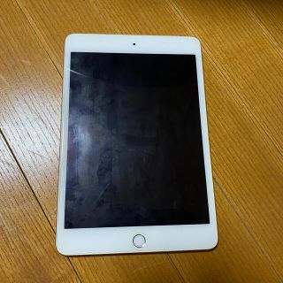 アップル(Apple)のiPad mini4 simフリー　128GB ゴールド　30日まで値下げ‼️(タブレット)