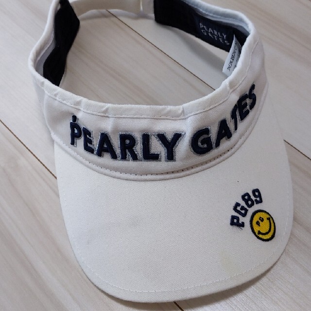 PEARLY GATES(パーリーゲイツ)のPEARLY GATES　サンバイザー　メンズ スポーツ/アウトドアのゴルフ(ウエア)の商品写真