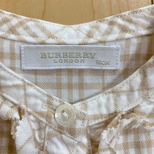 BURBERRY(バーバリー)のBURBERRY✩.*バーバリー ブラウス トップス 70cm キッズ/ベビー/マタニティのベビー服(~85cm)(シャツ/カットソー)の商品写真