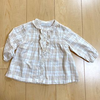 バーバリー(BURBERRY)のBURBERRY✩.*バーバリー ブラウス トップス 70cm(シャツ/カットソー)