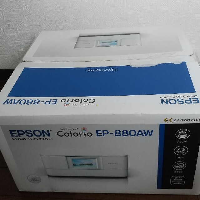 未使用展示品 エプソン カラリオ EP-880AW ホワイト