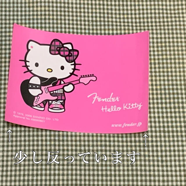 【未使用品】Fender Hello kitty ステッカー 2枚セット エンタメ/ホビーのおもちゃ/ぬいぐるみ(キャラクターグッズ)の商品写真