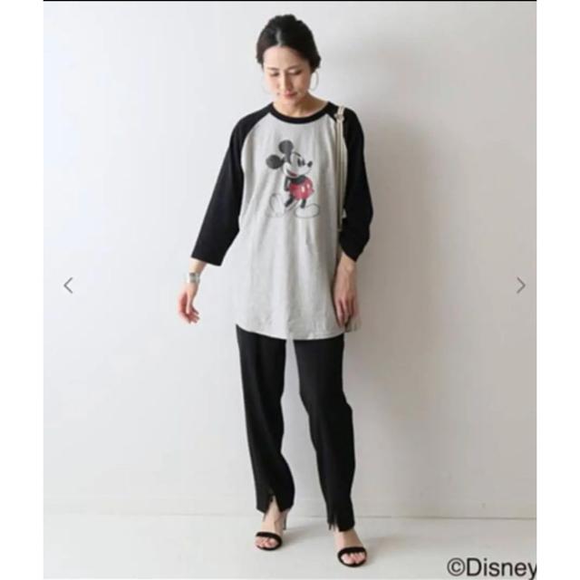 FRAMeWORK(フレームワーク)の【美品】FRAMeWORK Mickey / ラグランT レディースのトップス(Tシャツ(長袖/七分))の商品写真