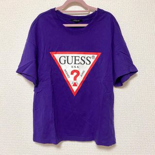 ゲス(GUESS)のGUESS Tシャツ パープル(Tシャツ(半袖/袖なし))