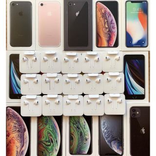 アイフォーン(iPhone)の新品IPhone純正　付属品　15点　イヤホン　ライトニング　正規品(ヘッドフォン/イヤフォン)