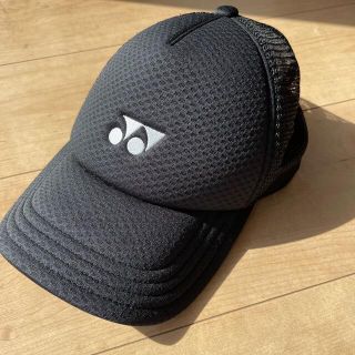 ヨネックス(YONEX)の新品　ヨネックス　メッシュキャップ　黒　ブラック(キャップ)