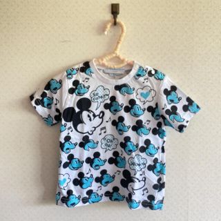 ディズニー(Disney)のディズニーdisneyミッキー総柄Tシャツ(Tシャツ/カットソー)