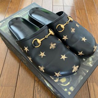 グッチ(Gucci)のGUCCI 　ホースビットレザーサンダル　プリンスタウン　サイズ7(サンダル)