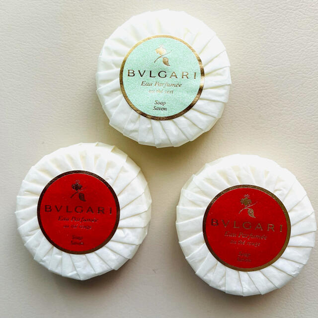 BVLGARI(ブルガリ)のFu0707様専用　ブルガリ　アメニティ　石鹸 コスメ/美容のボディケア(ボディソープ/石鹸)の商品写真
