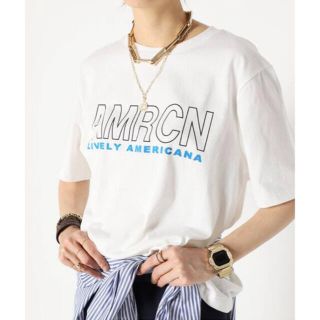 ドゥーズィエムクラス(DEUXIEME CLASSE)のタグ付き新品⭐️【AMERICANA/アメリカーナ】 WIDE Tシャツ(Tシャツ(半袖/袖なし))