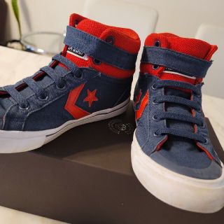 コンバース(CONVERSE)のCONVERSE コンバースオールスター赤×紺21.5センチ(スニーカー)