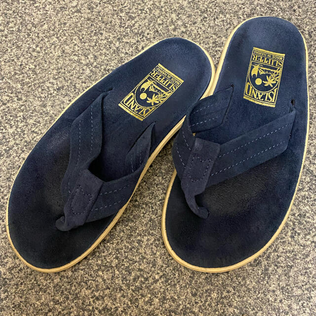 BEAUTY&YOUTH UNITED ARROWS(ビューティアンドユースユナイテッドアローズ)のアイランドスリッパ　ネイビー 5 ISLANDSLIPPER アイランドスリッパ レディースの靴/シューズ(ビーチサンダル)の商品写真