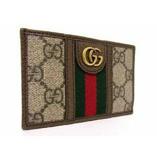 グッチ(Gucci)の■ GUCCI グッチ　シェリーライン　カードケース パスケース 名仕入れ (名刺入れ/定期入れ)