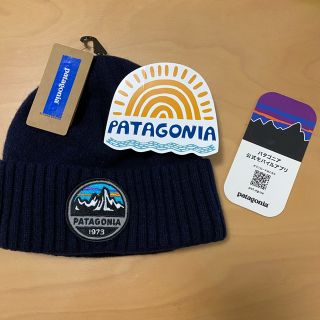 パタゴニア(patagonia)のパタゴニア　ニット帽　シール　セット(ニット帽/ビーニー)