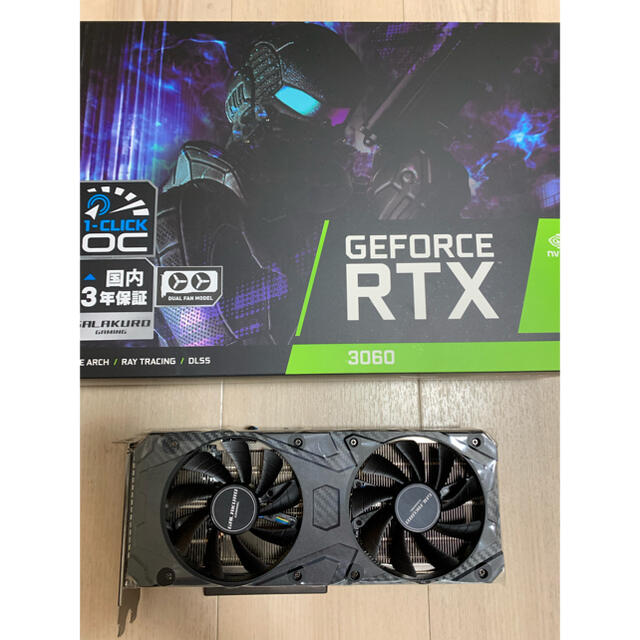 玄人志向 GeForce RTX3060グラボ