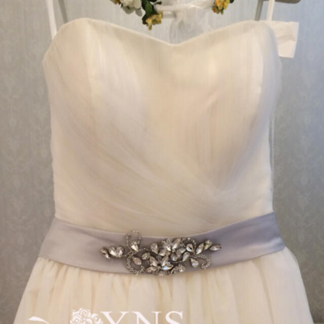 ウェディングドレス　サッシュベルト レディースのフォーマル/ドレス(ウェディングドレス)の商品写真