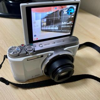 カシオ(CASIO)の美品 CASIO ex-zr1000we カシオ　デジタルカメラ(コンパクトデジタルカメラ)