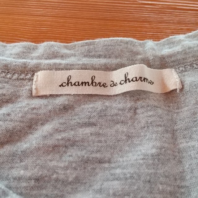 chambre de charme(シャンブルドゥシャーム)のChambre de charme*タンクトップ*グレー レディースのトップス(タンクトップ)の商品写真