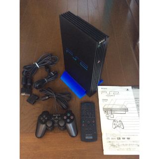 プレイステーション(PlayStation)の完動完備品★PS2 PlayStation2 スタンド付〜ソフト、メモリーカード(家庭用ゲーム機本体)