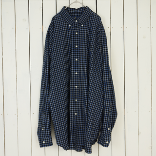 ポロラルフローレン(POLO RALPH LAUREN)のRalphLoren　checkShirt　刺繍　ワンポイント　オーバーサイズ(シャツ)