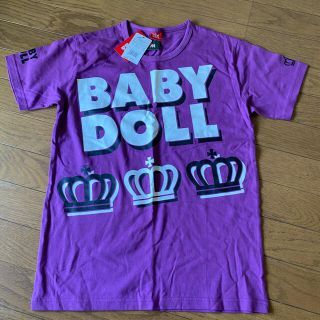 ベビードール(BABYDOLL)の新品　baby doll Ｔシャツ　紫(Tシャツ(半袖/袖なし))