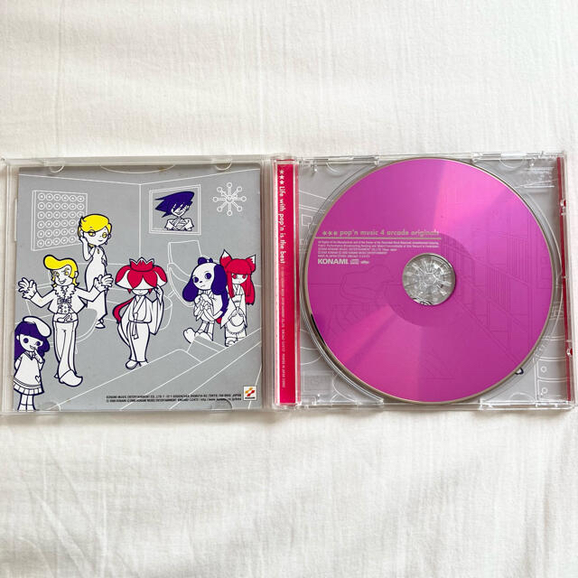 KONAMI(コナミ)のpop'n music 4 arcade originals サウンドトラック エンタメ/ホビーのCD(ゲーム音楽)の商品写真