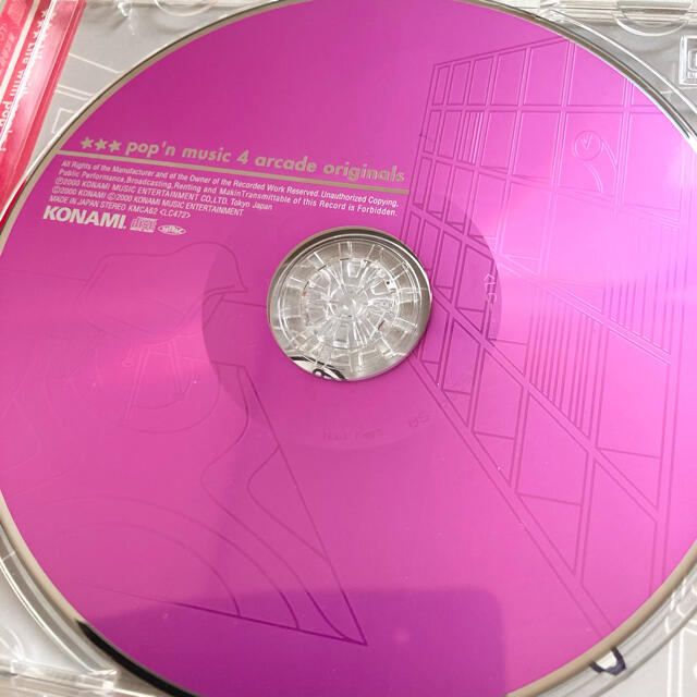 KONAMI(コナミ)のpop'n music 4 arcade originals サウンドトラック エンタメ/ホビーのCD(ゲーム音楽)の商品写真