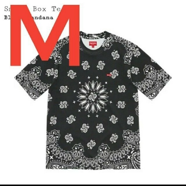 Supreme(シュプリーム)のシュプリーム supreme ペイズリー スモールボックスロゴ Tシャツ 21 メンズのトップス(Tシャツ/カットソー(半袖/袖なし))の商品写真