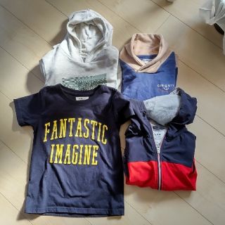 イッカ(ikka)のikka 男児150 長袖３着&半袖１着 セット☆中古品(Tシャツ/カットソー)