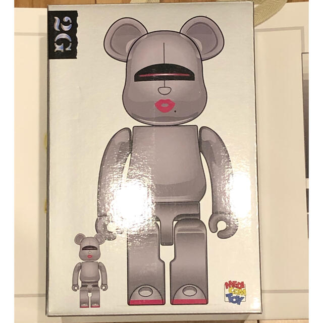 MEDICOM TOY(メディコムトイ)のBE@RBRICK SORAYAMA × 2G SILVER Ver.  エンタメ/ホビーのフィギュア(その他)の商品写真