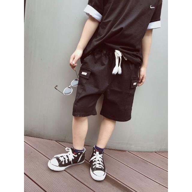 韓国　子供服　ハーフパンツ　90　100　110　男の子　夏 キッズ/ベビー/マタニティのキッズ服男の子用(90cm~)(パンツ/スパッツ)の商品写真