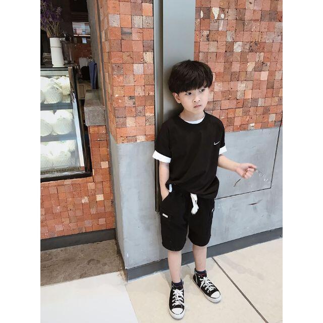 韓国　子供服　ハーフパンツ　90　100　110　男の子　夏 キッズ/ベビー/マタニティのキッズ服男の子用(90cm~)(パンツ/スパッツ)の商品写真