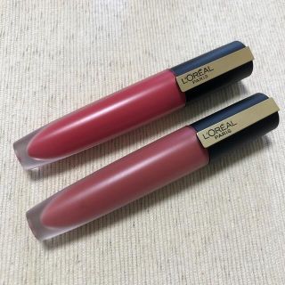 ロレアルパリ(L'Oreal Paris)のL'OREAL ルージュシグネチャー 128➕124set(口紅)