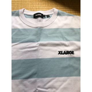 エクストララージ(XLARGE)のx-large エクストララージ　ストライプ半袖TシャツL(Tシャツ/カットソー(半袖/袖なし))