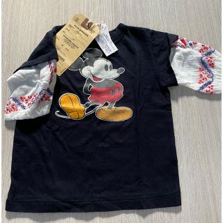 デニムダンガリー(DENIM DUNGAREE)のデニム＆ダンガリー 100 ミッキー 新品未使用 (Tシャツ/カットソー)