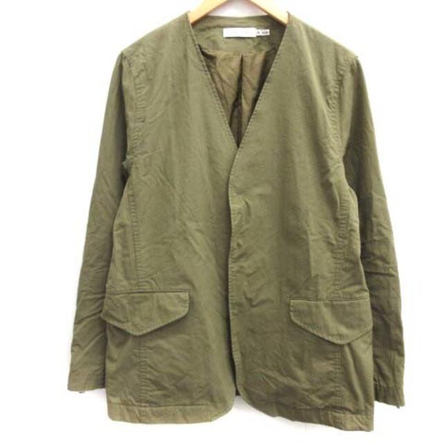 nonnative(ノンネイティブ)のノンネイティブ 21SS 0 XS ノーカラージャケット ミリタリー カーキ  メンズのジャケット/アウター(ブルゾン)の商品写真