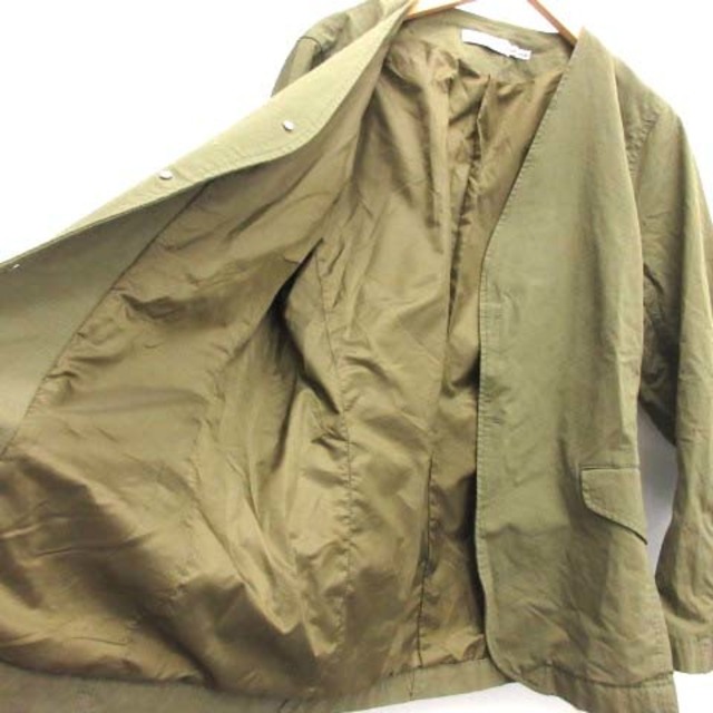 nonnative(ノンネイティブ)のノンネイティブ 21SS 0 XS ノーカラージャケット ミリタリー カーキ  メンズのジャケット/アウター(ブルゾン)の商品写真