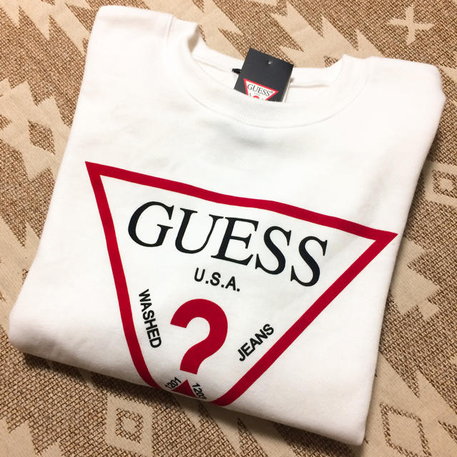 【激レア1点物】GUESS エンボスロゴ フーディー【ブリーチリメイク】