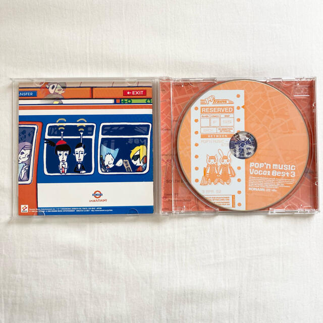 KONAMI(コナミ)のpop'n music Vocal Best 3 アルバムCD エンタメ/ホビーのCD(ゲーム音楽)の商品写真