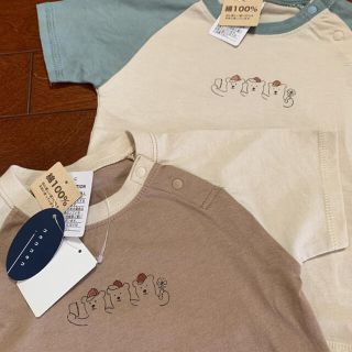 フタフタ(futafuta)のnennen ネネン ジドリクマTシャツ 2点セット ダルメシアン(Ｔシャツ)