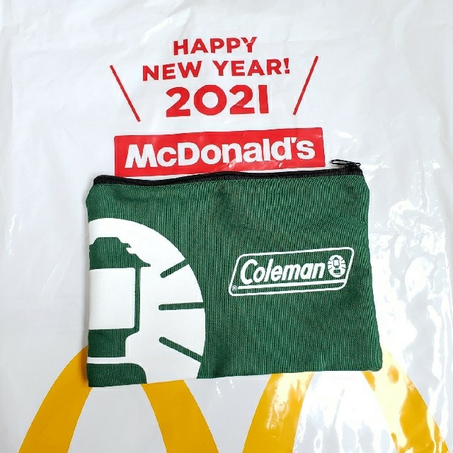 マクドナルド(マクドナルド)のマクドナルド　2021年福袋　コールマンコラボ　トートバッグ&ポーチ レディースのバッグ(トートバッグ)の商品写真
