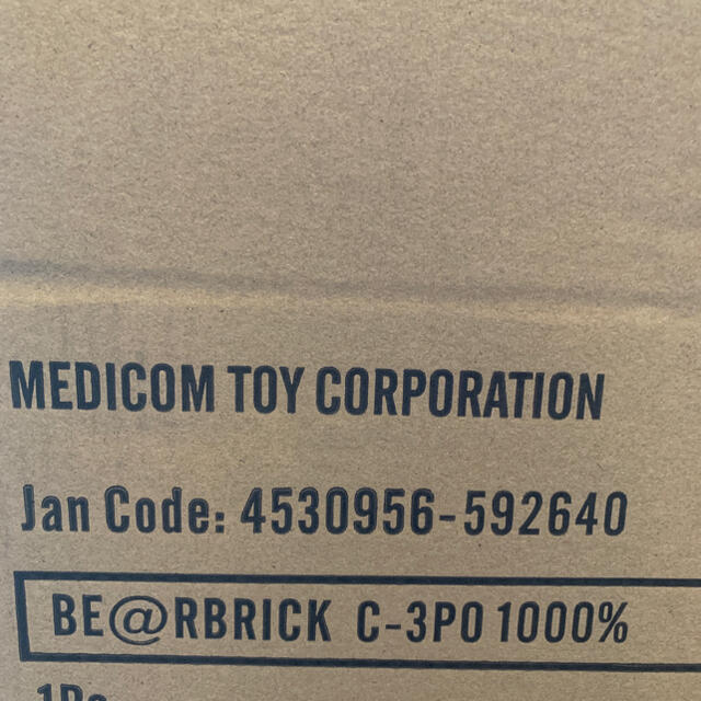 MEDICOM TOY(メディコムトイ)のBE@RBRICK C-3PO(TM) 1000％　メディコムトイ エンタメ/ホビーのフィギュア(その他)の商品写真