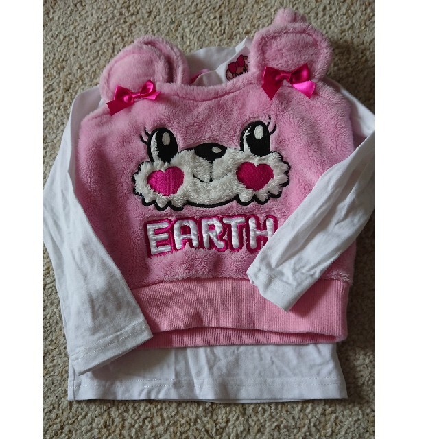 EARTHMAGIC(アースマジック)のアース キッズ/ベビー/マタニティのキッズ服女の子用(90cm~)(Tシャツ/カットソー)の商品写真