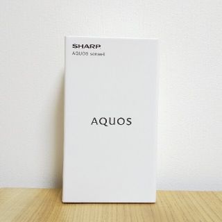 アクオス(AQUOS)の【りうさま 専用】AQUOS sense4  SIMフリー  SH-M15  (スマートフォン本体)