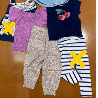 オシュコシュ(OshKosh)の＊専用出品＊女の子 12〜18mon 夏服3点 アメリカjanieandjack(Ｔシャツ)