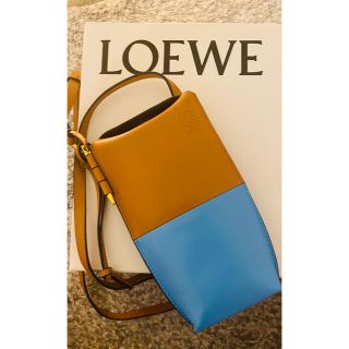 ロエベ(LOEWE)のロエベ  ゲート　ポケットポーチ　ブルータン(ショルダーバッグ)